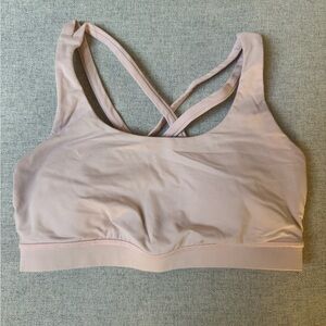Women's Lululemon Energy Bra.  Light Pink.  Size 8.